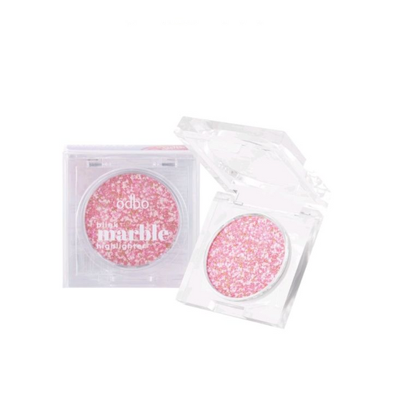 ODBO, Blink Marble Highlighter 3g, all about skin doha, skincare, qatar, beauty, cosmetics, trending, tiktok, snapchat, facebook, instagram, Perfume, reels, hightlights, followers, fyp