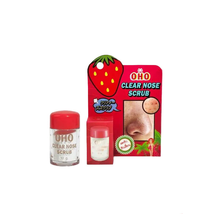 OHO, Clear Nose Scrub 10g, all about skin doha, skincare, qatar, beauty, cosmetics, trending, tiktok, snapchat, facebook, instagram, Perfume, reels, hightlights, followers, fyp