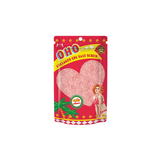 OHO, Collagen Spa Salt Scrub 300g, all about skin doha, skincare, qatar, beauty, cosmetics, trending, tiktok, snapchat, facebook, instagram, Perfume, reels, hightlights, followers, fyp