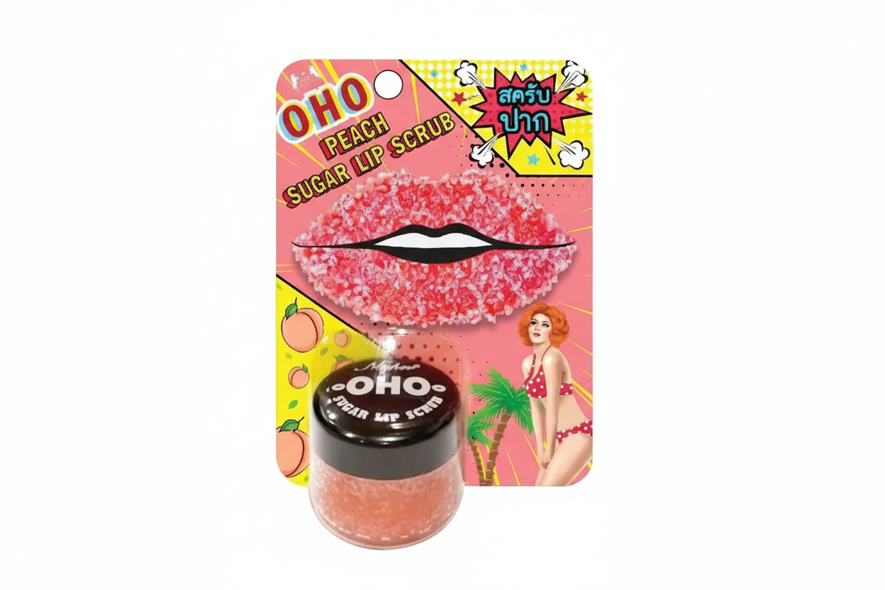 OHO, Sugar Lip Scrub 25g, all about skin doha, skincare, qatar, beauty, cosmetics, trending, tiktok, snapchat, facebook, instagram, Perfume, reels, hightlights, followers, fyp