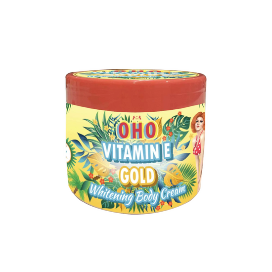 OHO, Vitamin E Gold Whitening Body Cream 300g, all about skin doha, skincare, qatar, beauty, cosmetics, trending, tiktok, snapchat, facebook, instagram, Perfume, reels, hightlights, followers, fyp