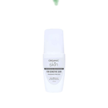 Buy Organic Skin, Intensive Whitening for Sensitive Skin Fragrance-Free Deo 40ml Online in Qatar