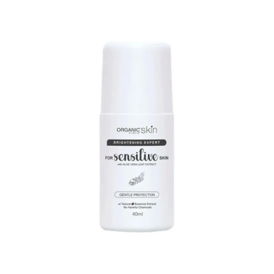 Organic Skin, Intensive Whitening for Sensitive Skin Fragrance-Free Deo 40ml
