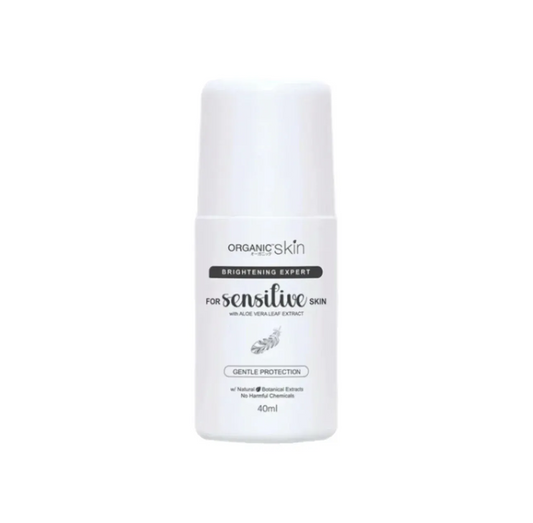 Organic Skin, Intensive Whitening for Sensitive Skin Fragrance-Free Deo 40ml