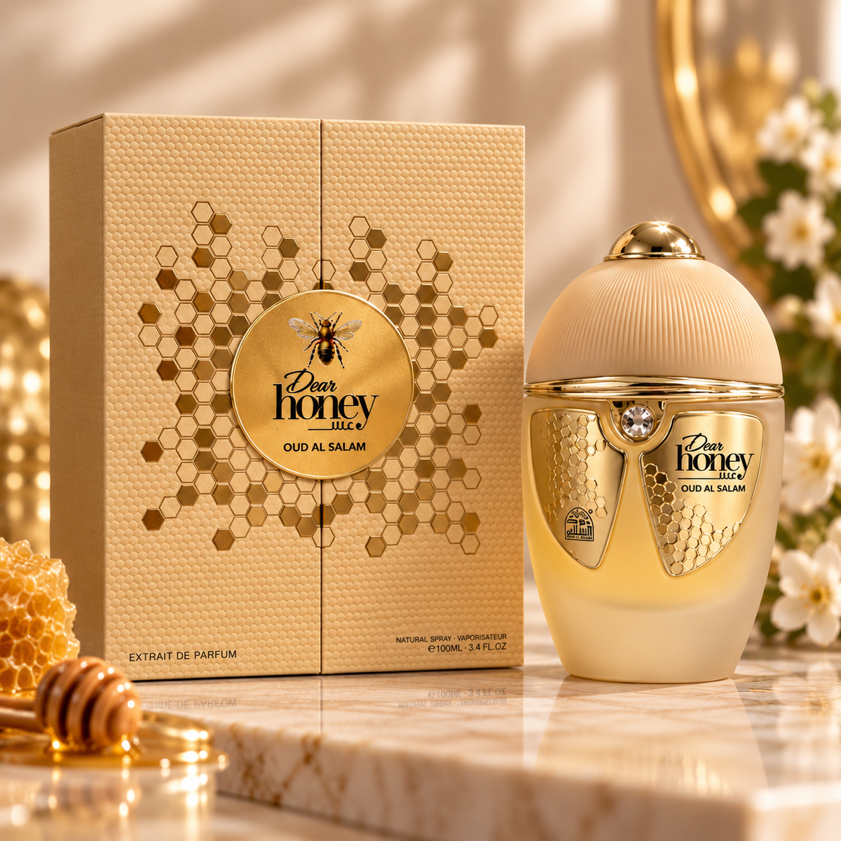 Oud Al Salam, Dear Honey Extrait 100ml, allaboutskindoha, perfume