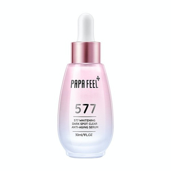 PAPA FEEL, 577 Whitening Dark Spot Clear Anti Aging Serum 30ml all about skin doha, skincare, qatar, beauty, cosmetics, trending, tiktok, snapchat, facebook, instagram, Perfume, reels, hightlights, followers, fyp