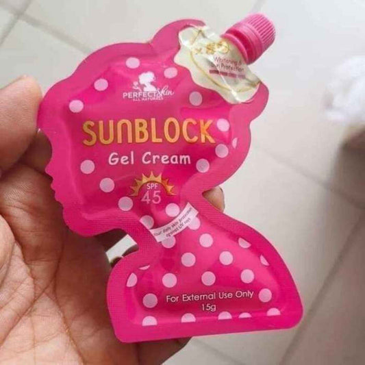 Perfect Skin, Sunblock Gel Cream SPF 45 15g price in Qatar