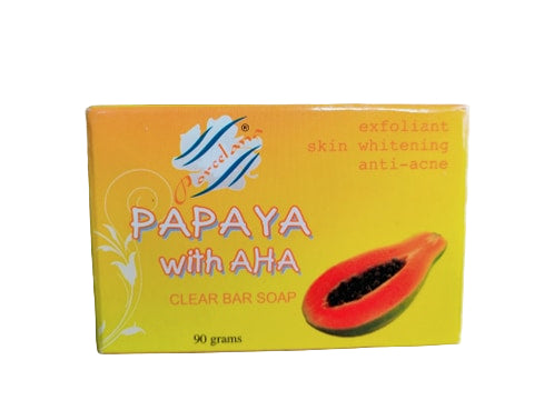 Porcelana, Papaya with AHA Clear Bar Soap 90g