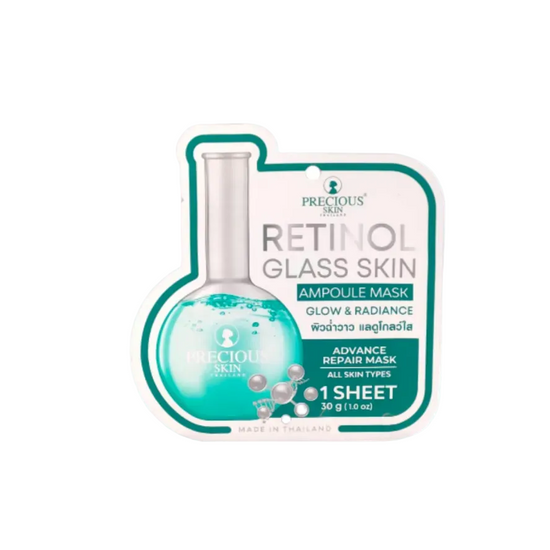 Precious Skin, Thailand Retinol Glass Skin Ampoule Mask 30g, all about skin doha, skincare, qatar, beauty, cosmetics, trending, tiktok, snapchat, facebook, instagram, Perfume, reels, hightlights, followers, fyp
