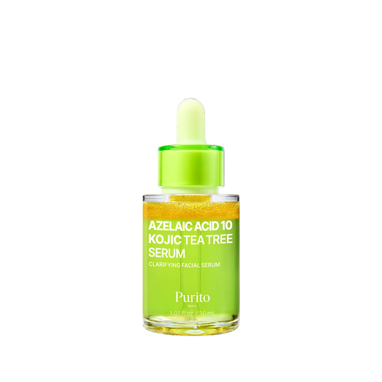 Purito Seoul, Azelaic Acid 10 Kojic Tea Tree Serum 30ml, all about skin doha, skincare, qatar, beauty, cosmetics, trending, tiktok, snapchat, facebook, instagram, Perfume, reels, hightlights, followers, fyp