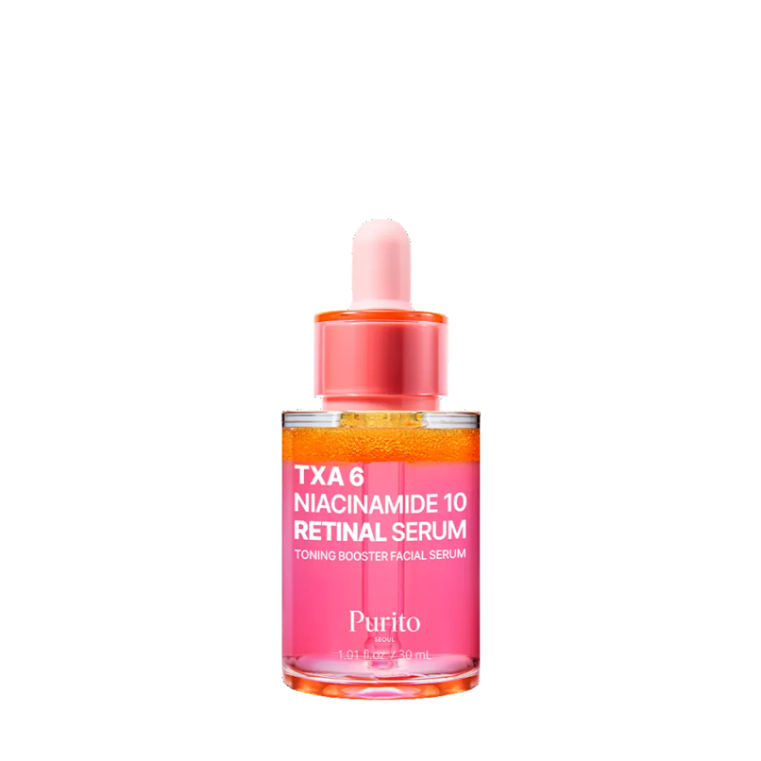 Purito Seoul, TXA 6 Niacinamide 10 Retinal Serum 30ml, all about skin doha, skincare, qatar, beauty, cosmetics, trending, tiktok, snapchat, facebook, instagram, Perfume, reels, hightlights, followers, fyp