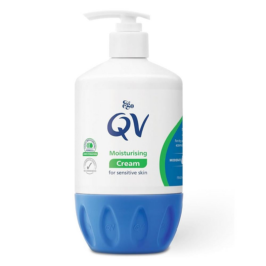 QV, Mosturizing Cream for Sensitive Skin 500g, all about skin doha, skincare, qatar, beauty, cosmetics, trending, tiktok, snapchat, facebook, instagram, Perfume, reels, hightlights, followers, fyp