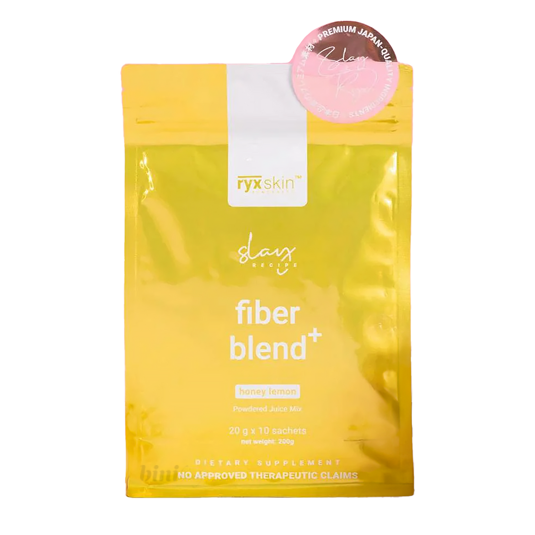 Ryx Skin Sincerity, Fiber Blend+ Honey Lemon Powdered Juice 20gx10Sachets, all about skin doha, skincare, qatar, beauty, cosmetics, trending, tiktok, snapchat, facebook, instagram, Perfume, reels, hightlights, followers, fyp