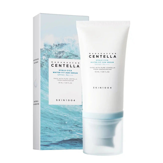 Buy SKIN1004, Madagascar Centella Hyalu-Cica Water-Fit Sun Serum SPF50+ PA++++ 50ml Online in Qatar