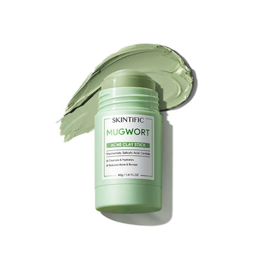 Buy SKINTIFIC, Mugwort Acne Clay Stick 40g Online in Qatar