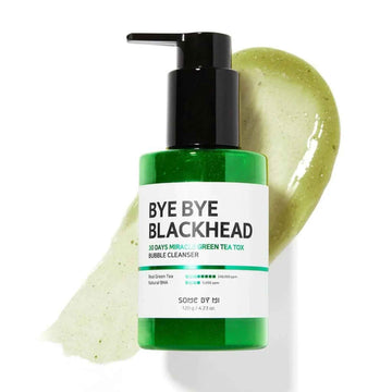 Buy SOME BY MI, BYE BYE Blackhead 30 Days Miracle Green Tea Tox Bubble Cleanser 120g Online in Qatar