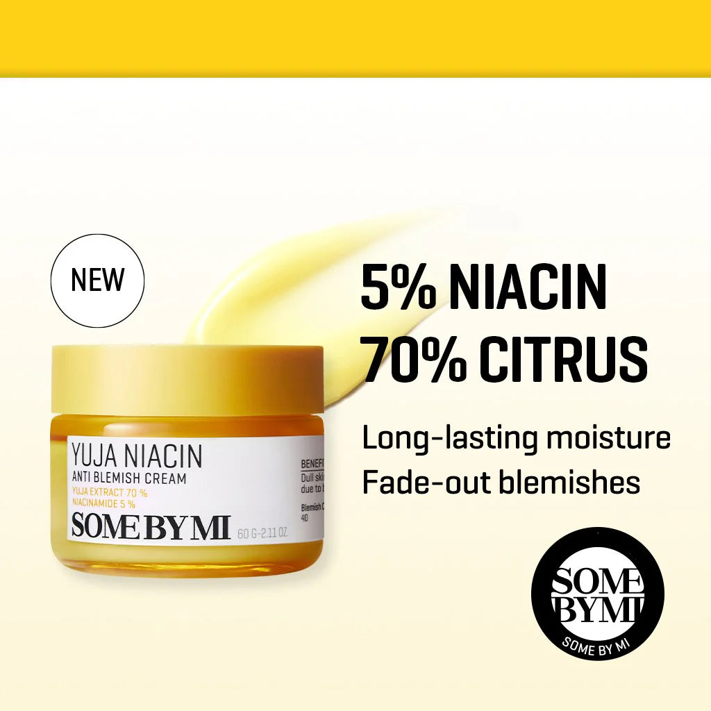 SOME BY MI,  Yuja Niacin Anti Blemish Cream 60g