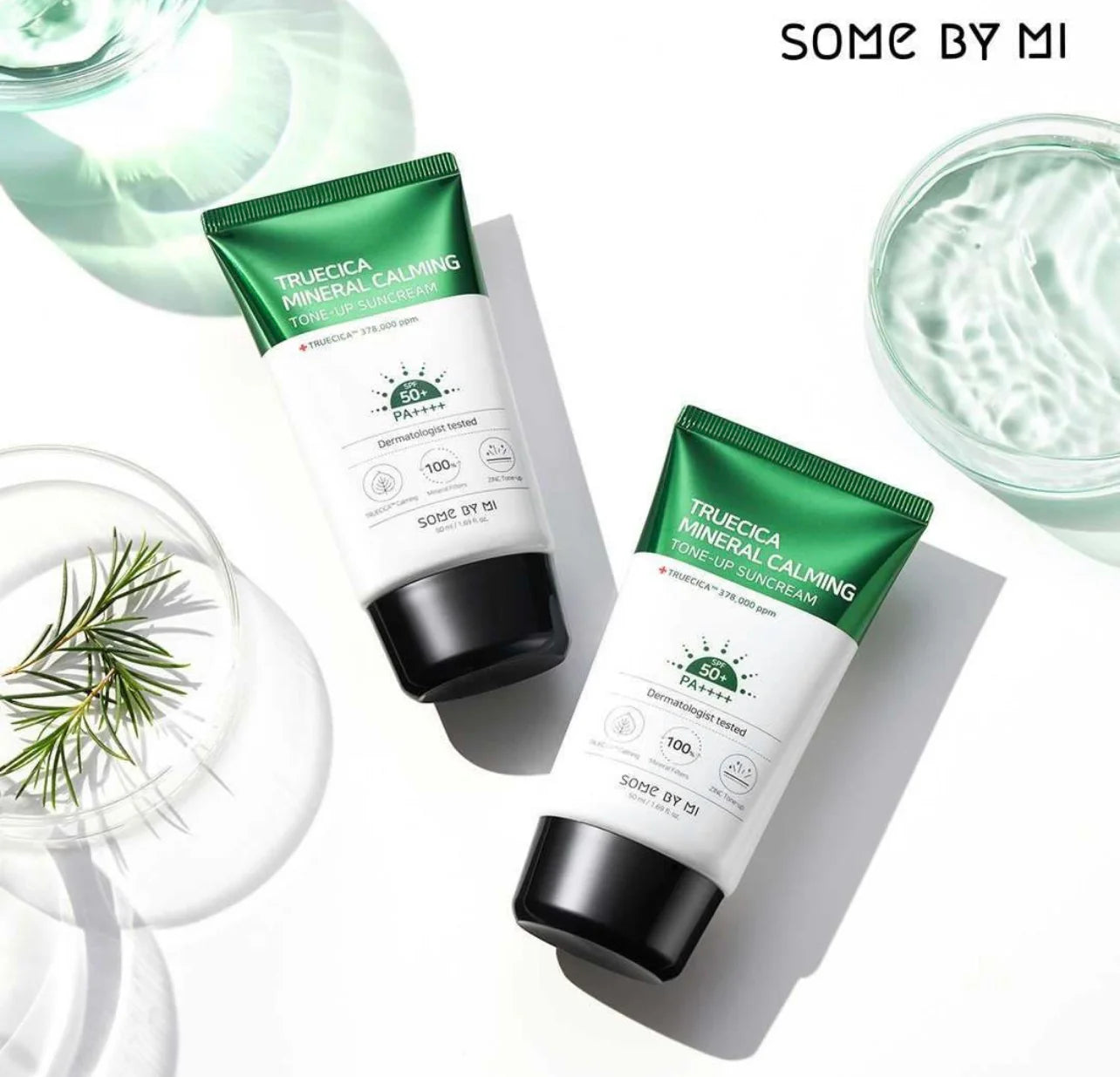 Shop SOME BY MI, Truecica Mineral Calming Suncream 50ml Online in Qatar