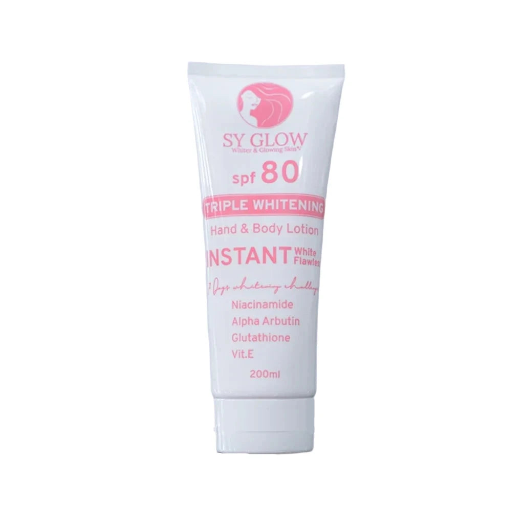 Buy SY Glow, Triple Whitening Hand & Body Lotion 200ml Online in Qatar
