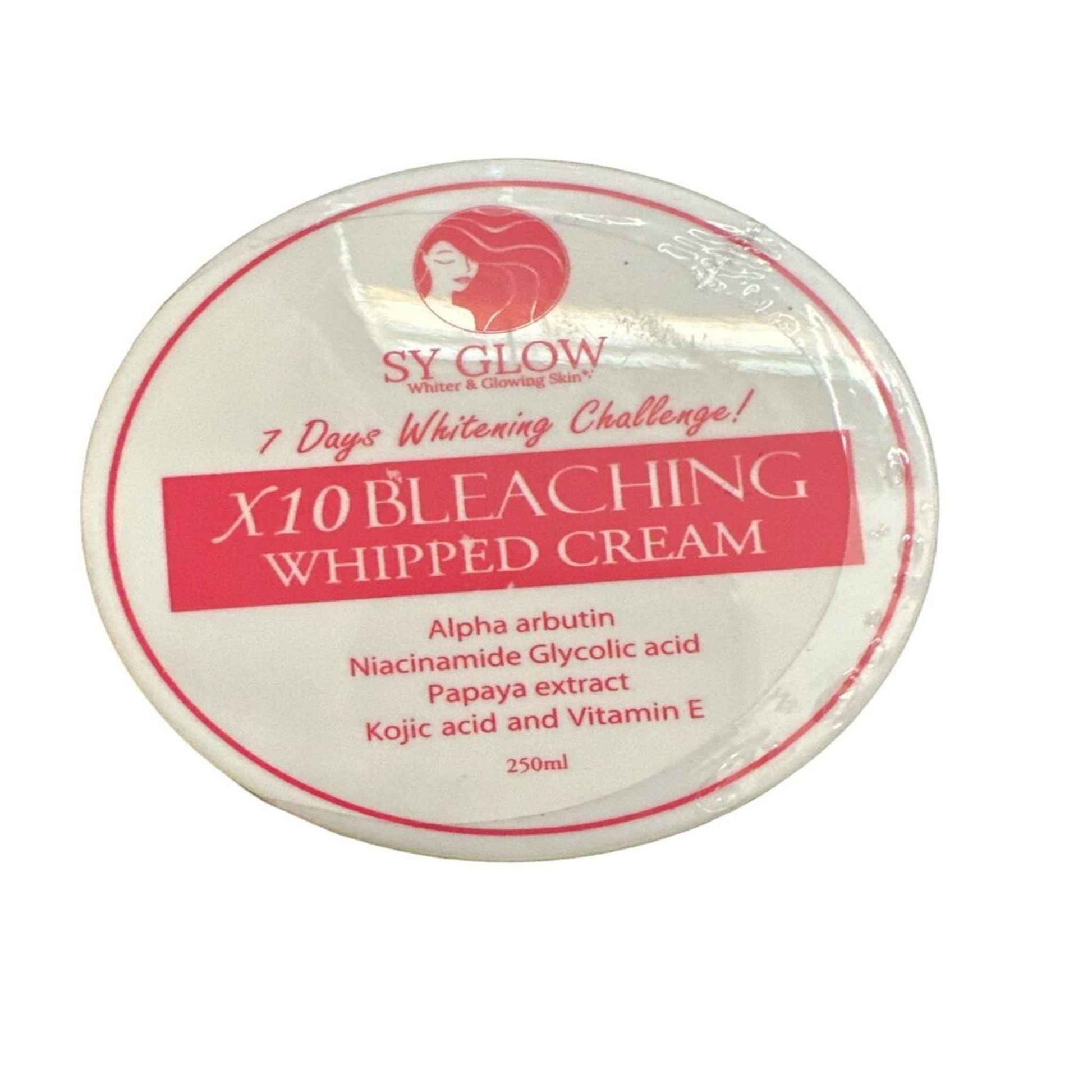 Buy SY Glow, x10 Bleaching Whipped Cream 250ml Online in Qatar