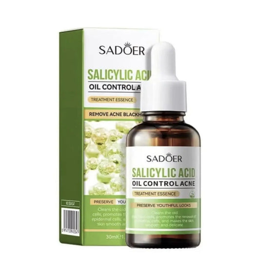 Buy Sadoer Salicylic Acid Oil Control Acne Treatment Essence 30ml online in Qatar