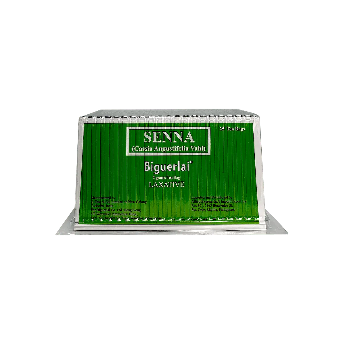 Buy Senna, Biguerlai Laxative (25 Tea Bags) Online in Qatar