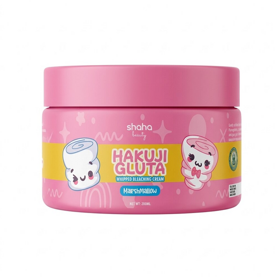 Shaha Beauty, Hakuji Gluta Marsmallow Whipped Bleaching Cream  200ml, all about skin doha, skincare, qatar, beauty, cosmetics, trending, tiktok, snapchat, facebook, instagram, Perfume, reels, hightlights, followers, fyp
