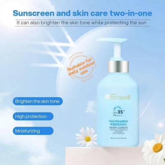 Shawill, Niacinamide Whitening SPF35 PA+++ Body Lotion 500ML price in Qatar