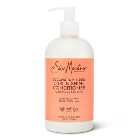 Buy Shea Moisture Coconut & Hibiscus Curl & Shine Conditioner 384ml Online in Qatar