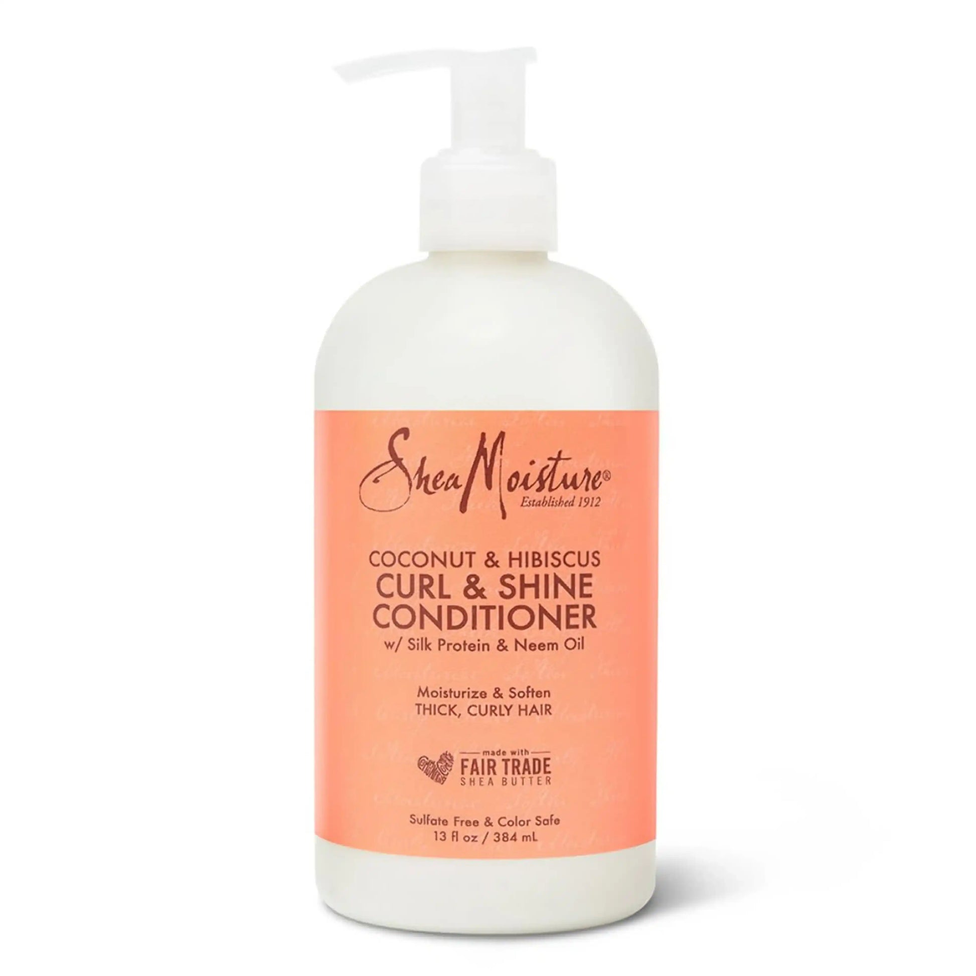 Buy Shea Moisture Coconut & Hibiscus Curl & Shine Conditioner 384ml Online in Qatar