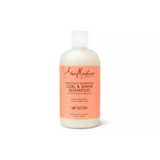 Shea Moisture, Coconut & Hibiscus Curl & Shine Shampoo 384ml, all about skin doha, skincare, qatar, beauty, cosmetics, trending, tiktok, snapchat, facebook, instagram, Perfume, reels, hightlights, followers