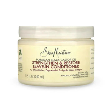 Buy Shea Moisture Jamaican Black Castor Oil Strengthen & Restore Leave-In Conditioner 340ml Online in Qatar