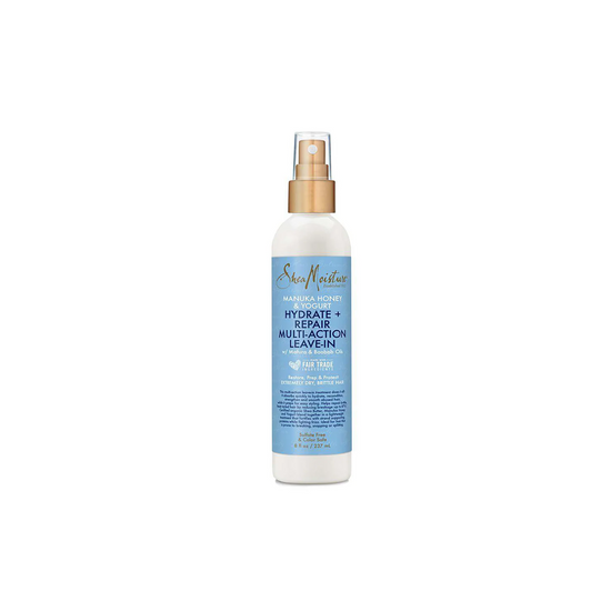 Shea Moisture, Manuka Honey & Yogurt Hydrate+Repair Multi-Action Leave-In 237ml, all about skin doha, skincare, qatar, beauty, cosmetics, trending, tiktok, snapchat, facebook, instagram, Perfume, reels, hightlights, followers
