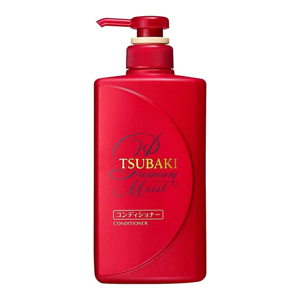 Shiseido, Tsubaki Premium Japanese Camellia Moisturizing Conditioner 490ml, all about skin doha, skincare, qatar, beauty, cosmetics, trending, tiktok, snapchat, facebook, instagram