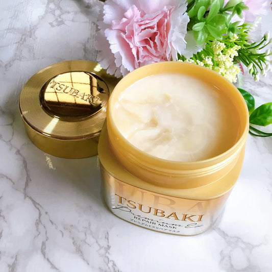 Shiseido, Tsubaki Premium Repair Hair Mask 180g, all about skin doha, skincare, qatar, beauty, cosmetics, trending, tiktok, snapchat, facebook, instagram
