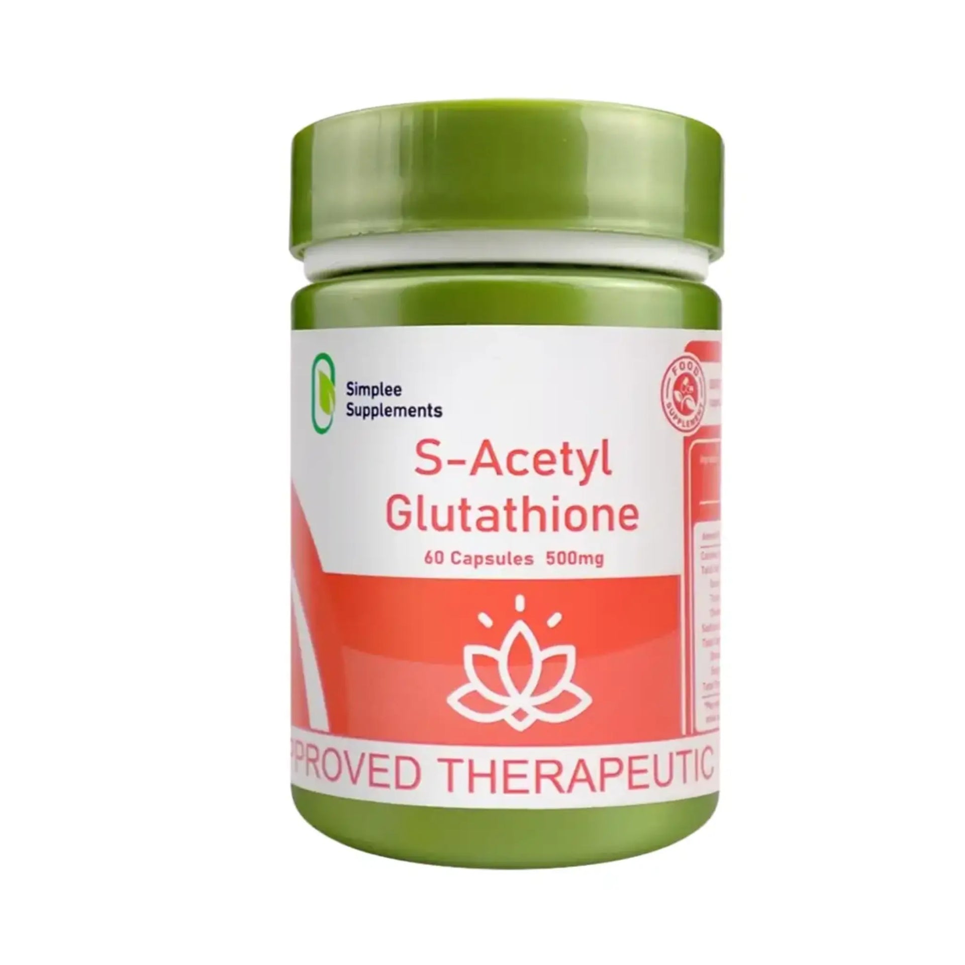 Simplee Supplements | S-Acetyl Glutathione 500mg x 60 Capsules Simplee Supplements | S-Acetyl Glutathione 500mg x 60 Capsules