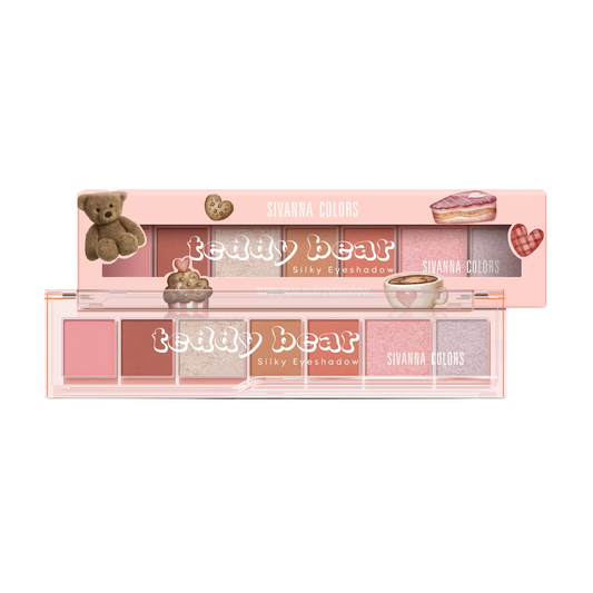 Sivanna Colors, Teddy Bear Silky Eyeshadow 7g, all about skin doha, skincare, qatar, beauty, cosmetics, trending, tiktok, snapchat, facebook, instagram, Perfume, reels, hightlights, followers, fyp