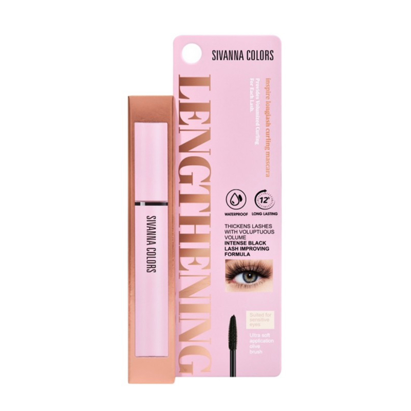 Sivanna Colors, Inspire Longlash Curling Mascara 6.5g, all about skin doha, skincare, qatar, beauty, cosmetics, trending, tiktok, snapchat, facebook, instagram, Perfume, reels, hightlights, followers, fyp