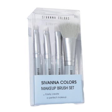 Sivanna Colors, Makeup Brush Set 5 pieces ( Blue ), all about skin doha, skincare, qatar, beauty, cosmetics, trending, tiktok, snapchat, facebook, instagram, Perfume, reels, hightlights, followers, fyp