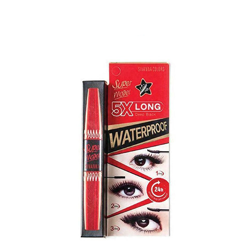 Sivanna Colors, Super Model 5x Long Deep Black Waterproof, all about skin doha, skincare, qatar, beauty, cosmetics, trending, tiktok, snapchat, facebook, instagram, Perfume, reels, hightlights, followers, fyp