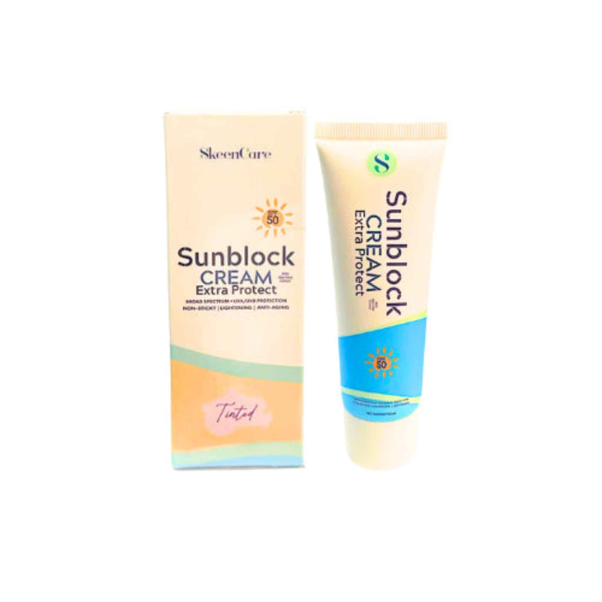 Buy SkeenCare, Tinted Sunblock Cream Extra Protect SPF50 50ml Online in Qatar