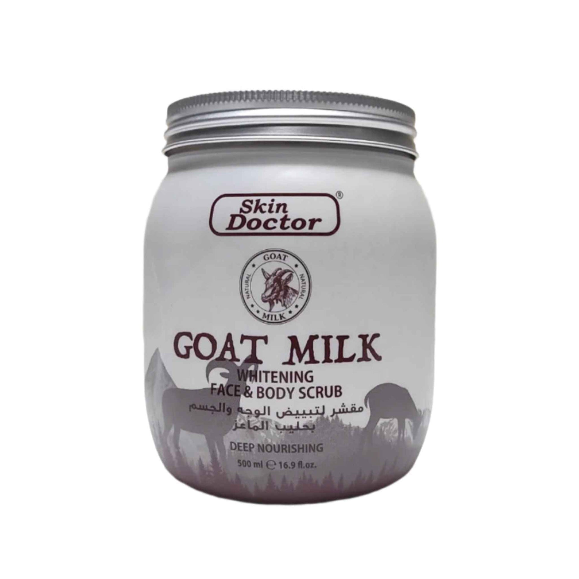 Buy Skin Doctor, Goat Milk Whitening Face & Body Scrub 500ml Online in Qatar