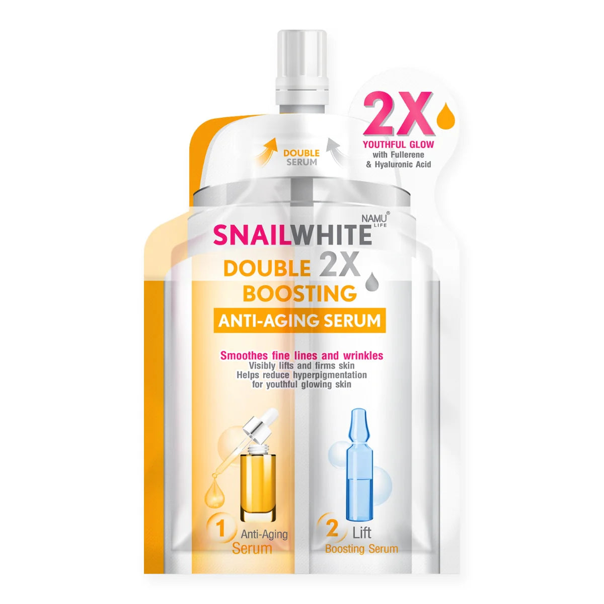 Snail White, Double 2X Boosting Anti-Aging Serum