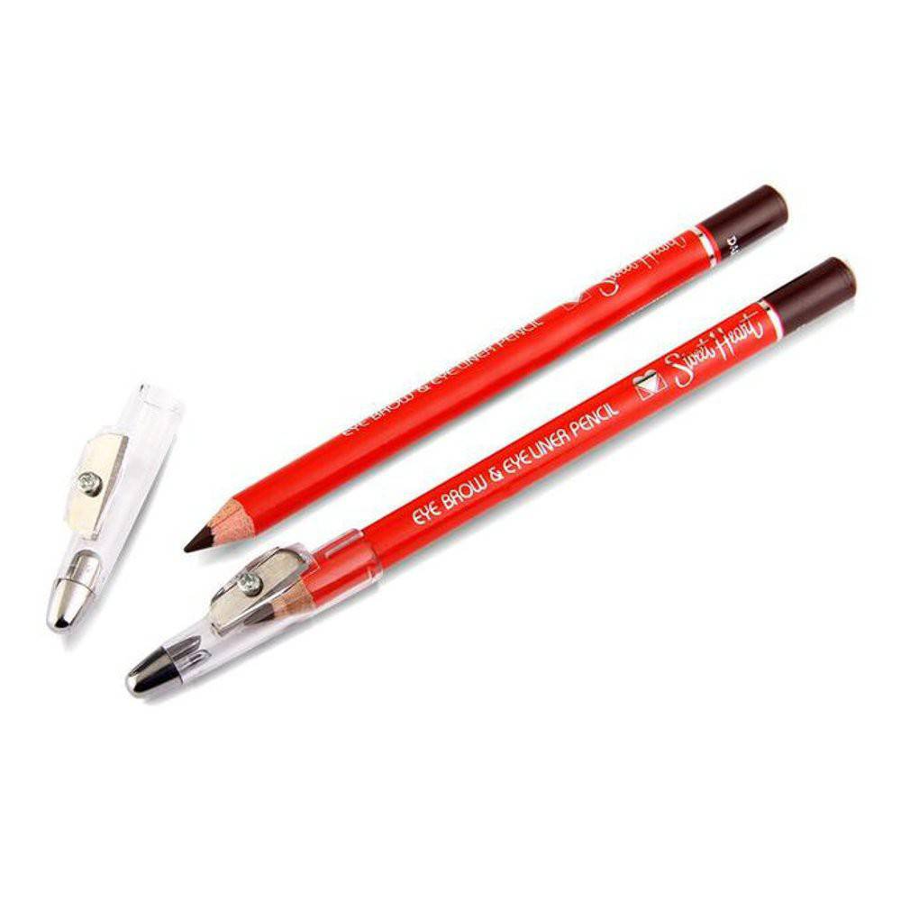Sweet Heart, Eye Brow & Eye Liner Pencil with Sharpener 1.6g - All About Skin Doha