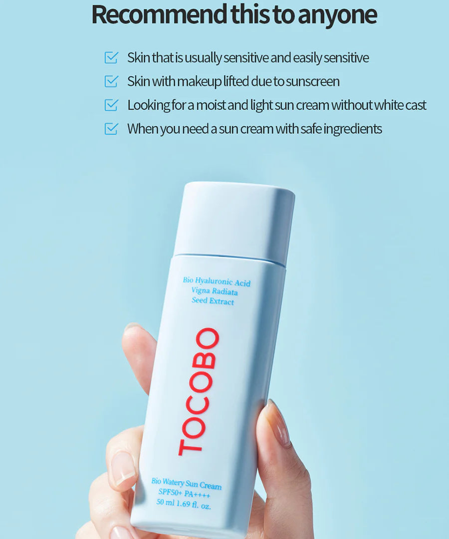 TOCOBO, Bio Watery Sun CREAM SPF50+ PA++++ 50ml