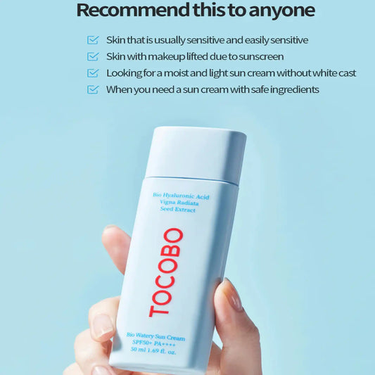 TOCOBO, Bio Watery Sun CREAM SPF50+ PA++++ 50ml Price in Qatar