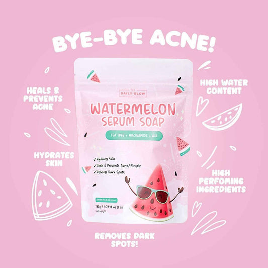 The Daily Glow, Watermelon Serum Soap 135g Price in Qatar