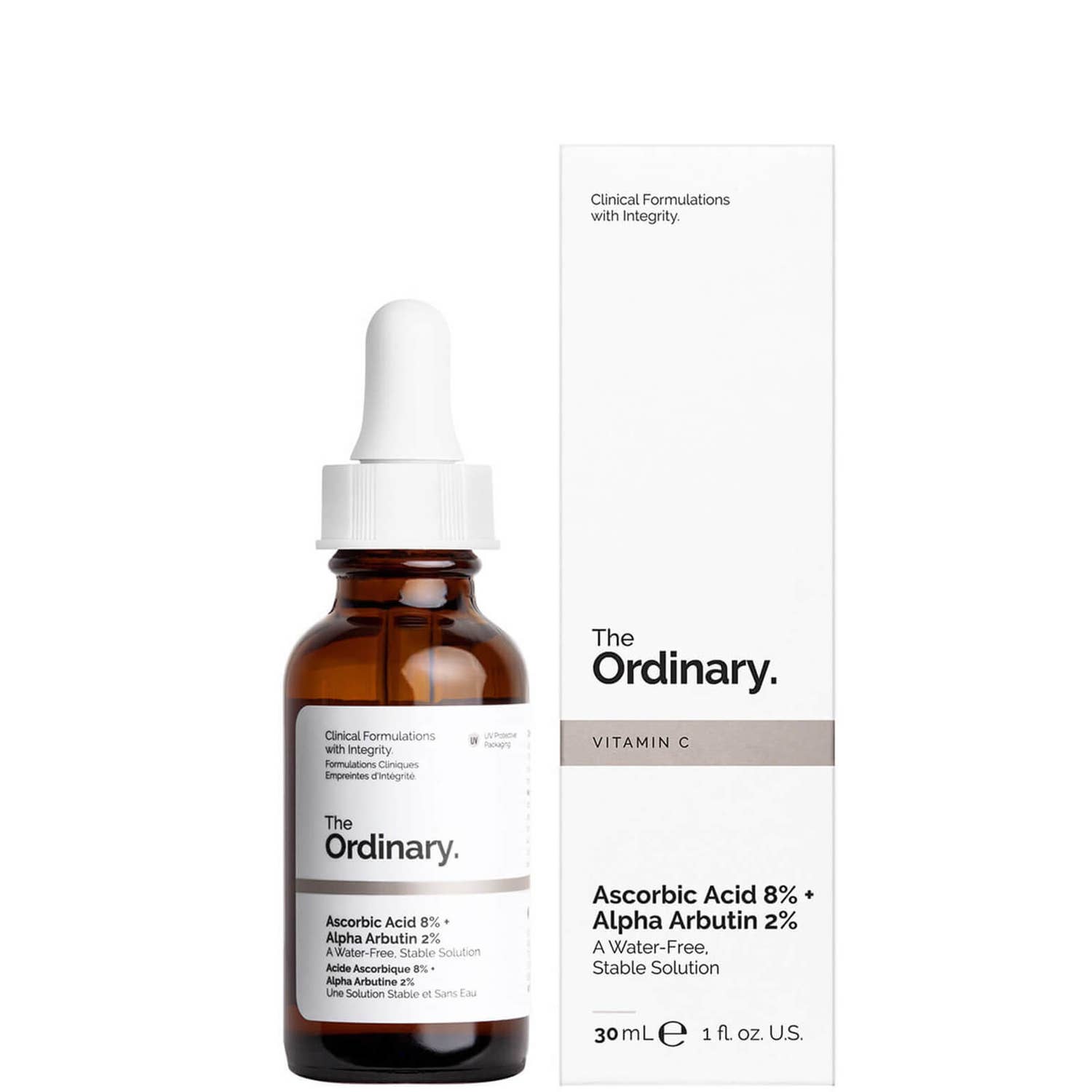 The Ordinary, Ascorbic Acid 8% + Alpha Arbutin 2% - AllAboutSKinDohaQatarSkincareCosmeticsBeautyStore