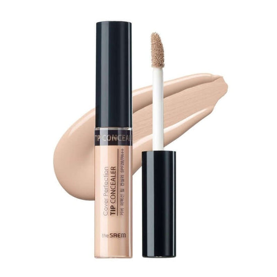 The Saem, Cover Perfection Tip Concealer 6.5g , all about skin doha, skincare, qatar, beauty, cosmetics, trending, tiktok, snapchat, facebook, instagram, Perfume, reels, hightlights, followers, fyp