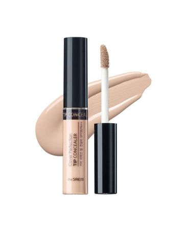 The Saem, Cover Perfection Tip Concealer 6.5g , all about skin doha, skincare, qatar, beauty, cosmetics, trending, tiktok, snapchat, facebook, instagram, Perfume, reels, hightlights, followers, fyp